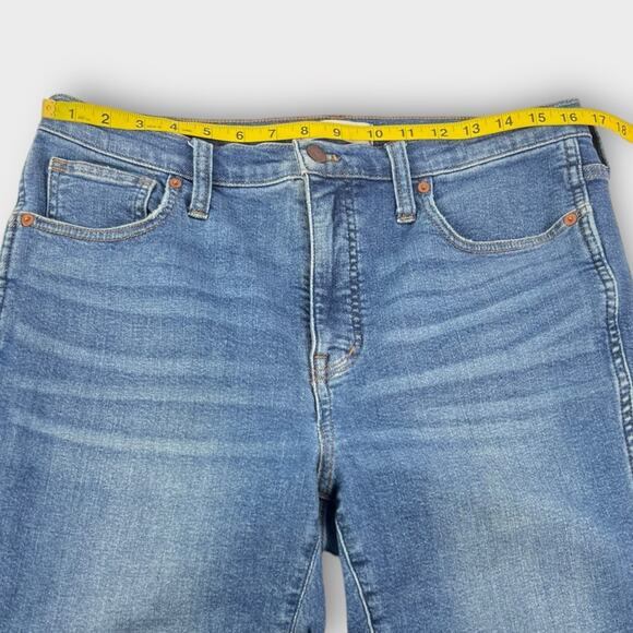 Madewell 10" High-Rise Skinny Crop Jeans in Bradfield Wash Size 30 - Picture 8 of 9